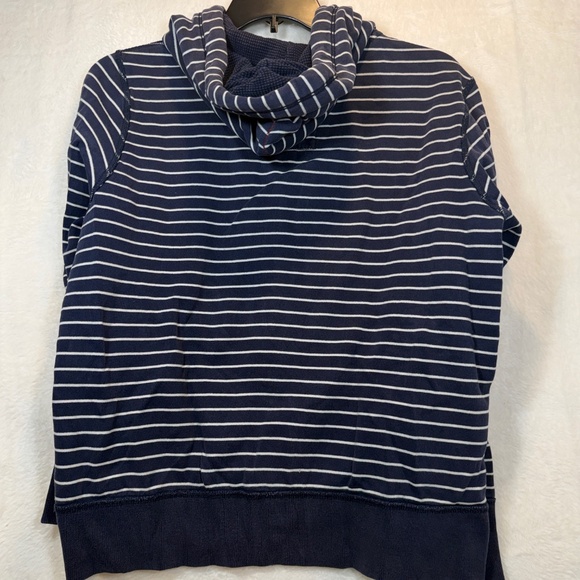 Amercian Eagle Outfitters Full Zip Hoodie Womens Size Medium Striped Vintage Fit - Picture 8 of 8